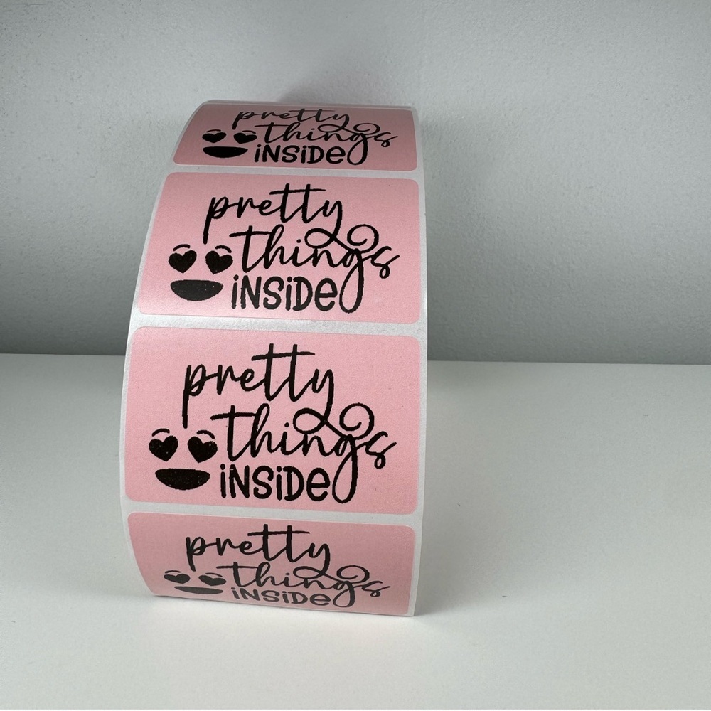 pretty things inside- stickers for small business-100 pcs pack- 2 in - Picture 2 of 9